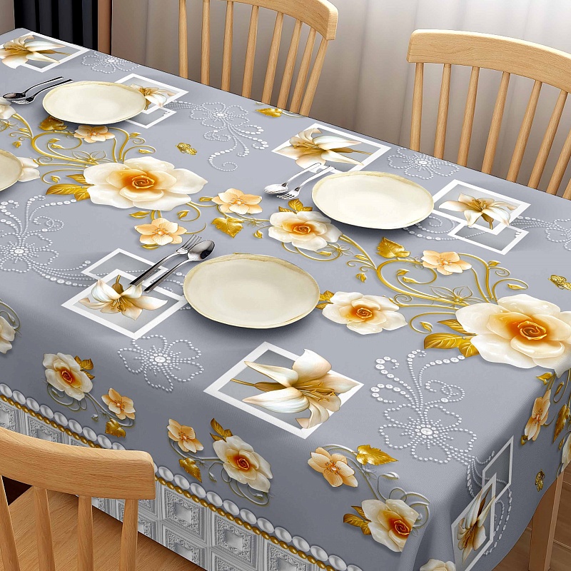 Клеенка Grace на тканевой основе 1,37х20м ST5290-5 102333