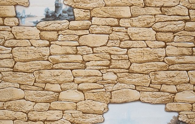 Обои бумажные моющиеся Брянск Замок 2 0,53х10м С1БР