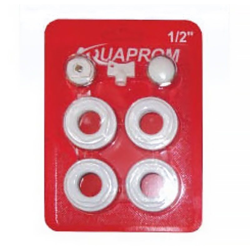 Комплект фитингов для радиаторов Аквапром 1х1/2 без кронштейнов -  - купить в АПлайн