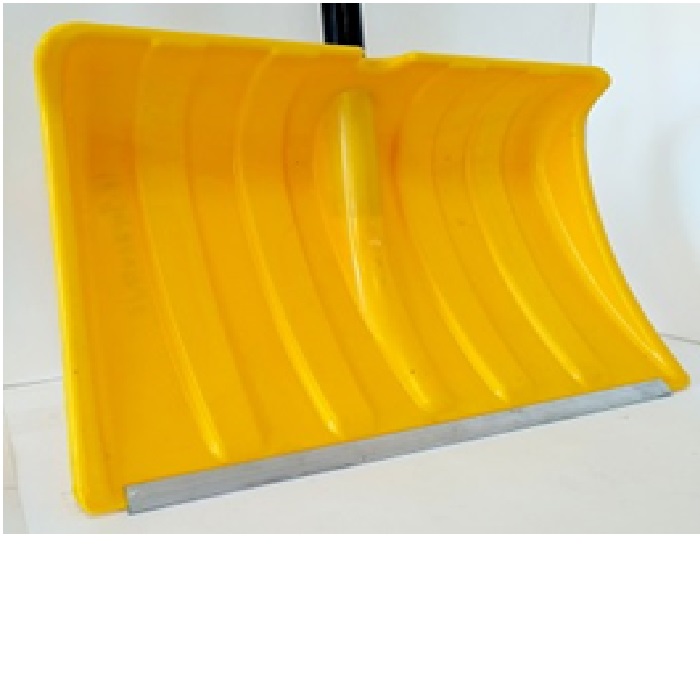 Лопата снеговая "Богатырь" 470х350мм с алюм. планкой цветная без черенка СУ054 Л-2606