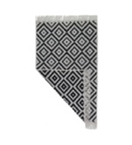 Коврик хлопковый Kilim Gold серо-черный 57639 57639 - купить в АПлайн