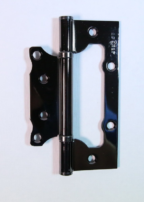 Петля накладная (бабочка) LOCKLY 125*75*2,5 черный никель (2шт)7-615- купить в АПлайн