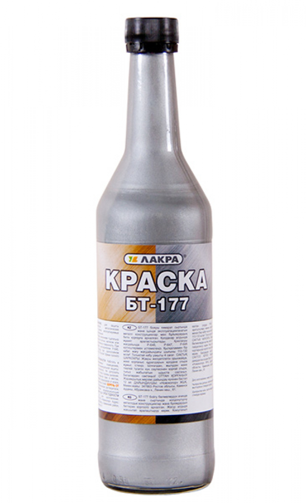 Краска БТ-177 ЛАКРА серебрянка 0,5лЛк-00001225- купить в АПлайн