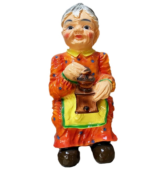 Фигура садовая гипс Бабушка на пне 630х310мм арт. 467арт. 467- купить в АПлайн