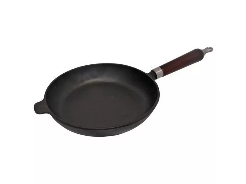 Сковорода чугунная Mallony  с дер. ручкой 26см CIF26-W 983004
