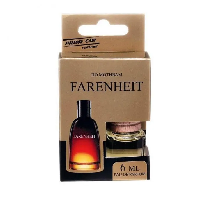 Ароматизатор подвесной стеклянный Perfume №1 - FARENHEIT 6мл  6ml Perfume - FARENHEIT- купить в АПлайн