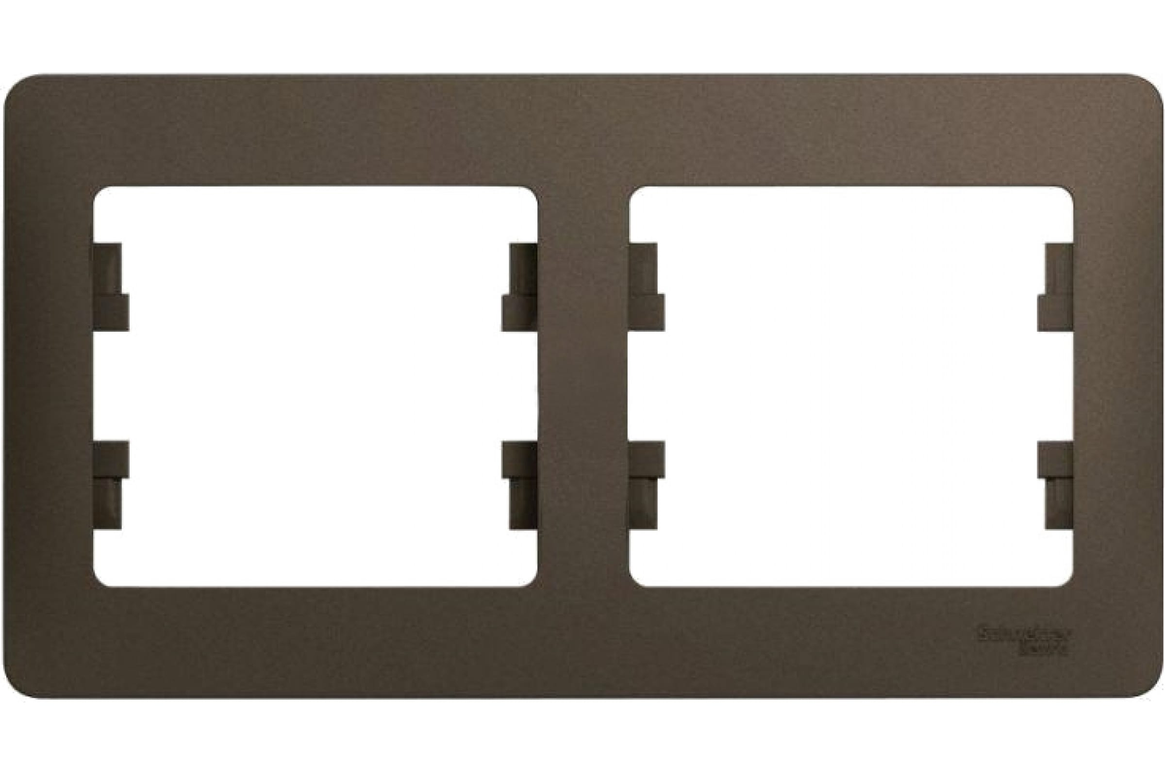 Рамка "Glossa" 2 СП шоколад GSL000802 (791)