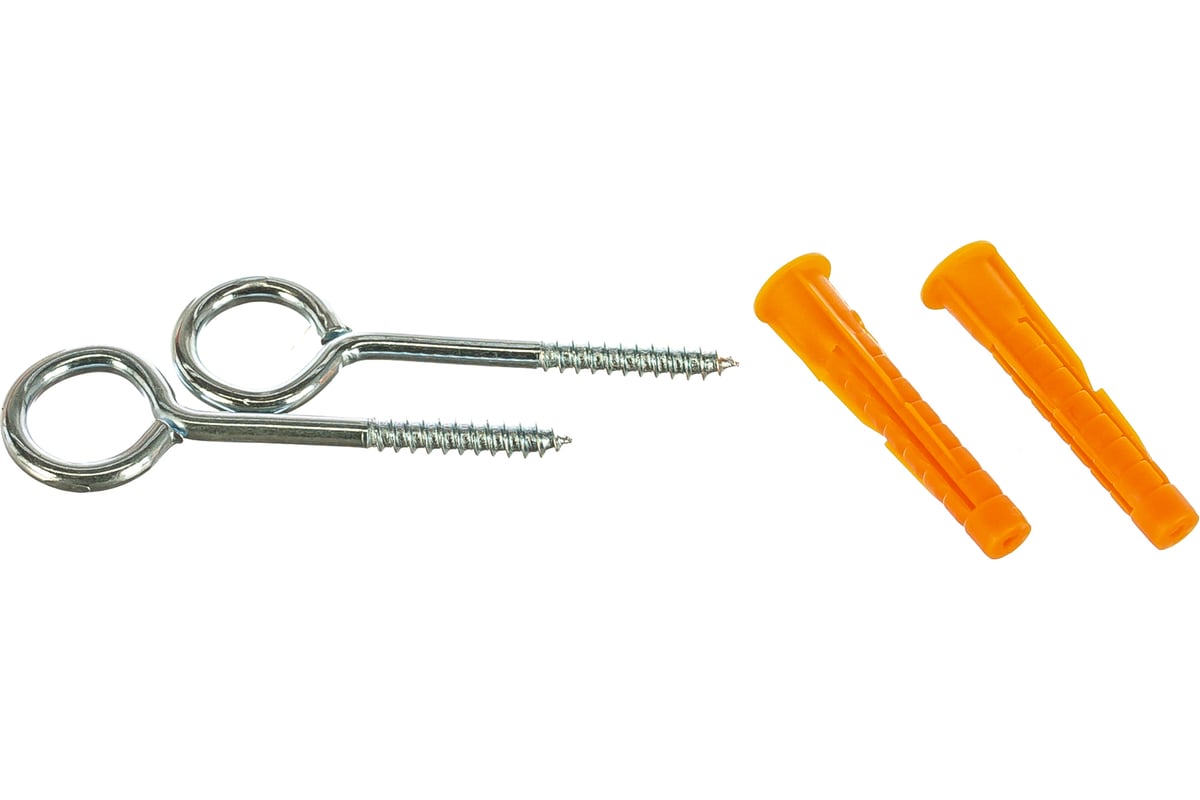 Шуруп-кольцо 4х40 с дюбелем 6х36 пакет (2шт) TECH-KREP 114040