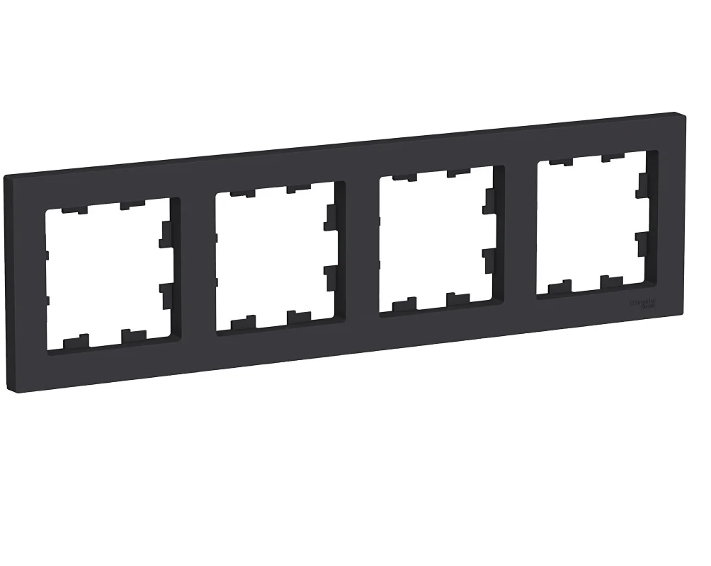 Рамка "Atlas Design" 4 СП карбон ATN001004 (257)ATN001004- купить в АПлайн