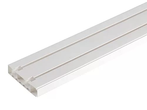 Шина потолочная пластик 2-х рядн. Белый 1,4м 55274 