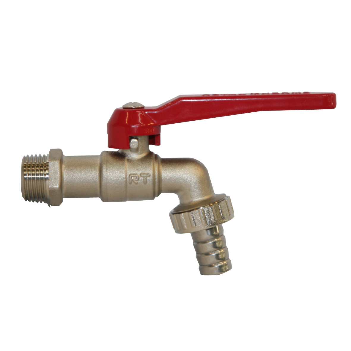 Кран шаровой с носом ручка 1" нар. (D25)  (сплав)