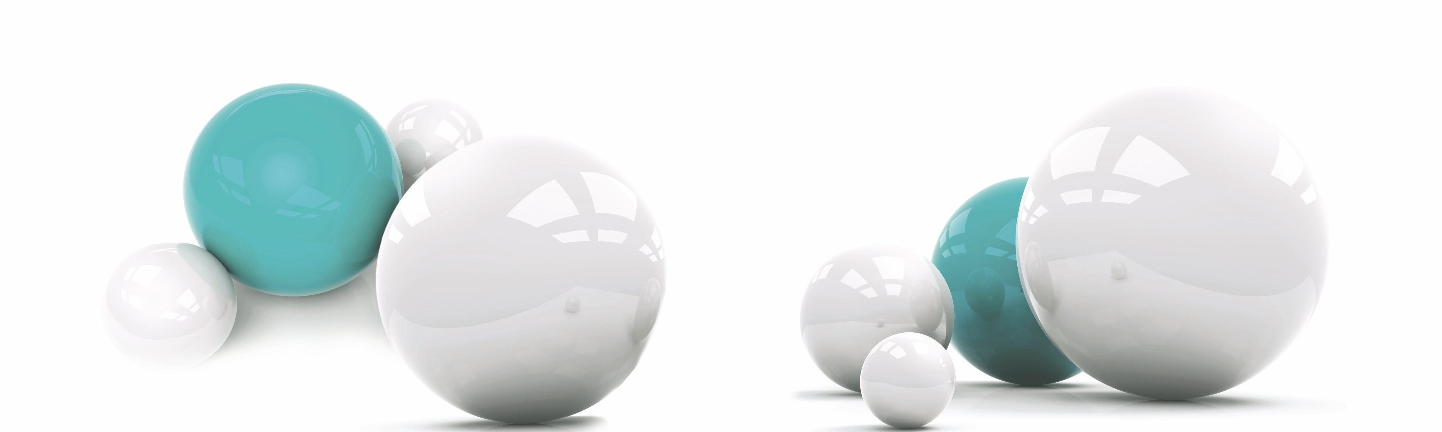 Панель-фартук Шары 3Д Бирюза фотопечать 015/3 600х3000мм