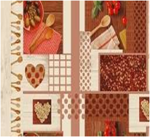 Клеенка Парадиз на тканевой основе 1,40х20м 6447-2