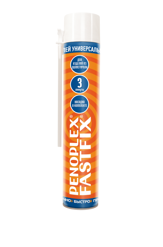 Клей-пена PENOPLEX Fastfix бытовая 790г 850мл- купить в АПлайн