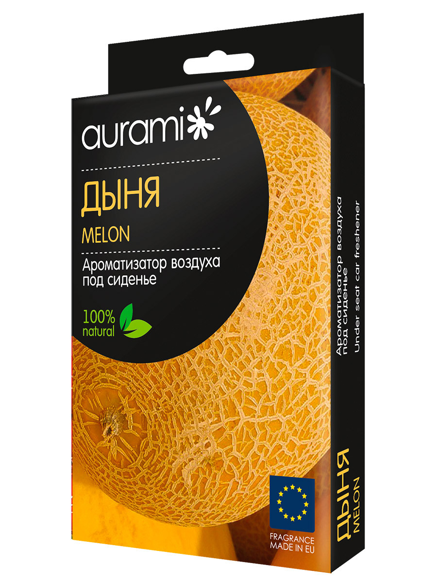 Ароматизатор под сиденье AURAMI ORGANIC дыня 100 гр