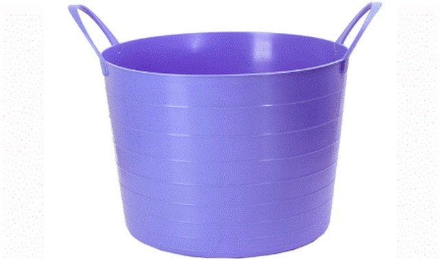 Корзина для белья пласт. МЯГКАЯ 17л сиреневая М2880