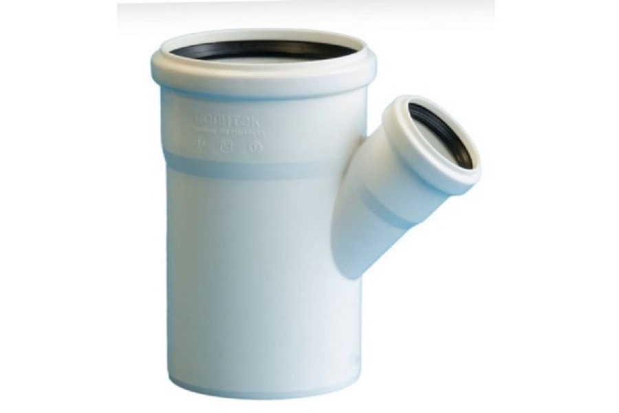 Тройник белая малошумная канализация d110х50/45