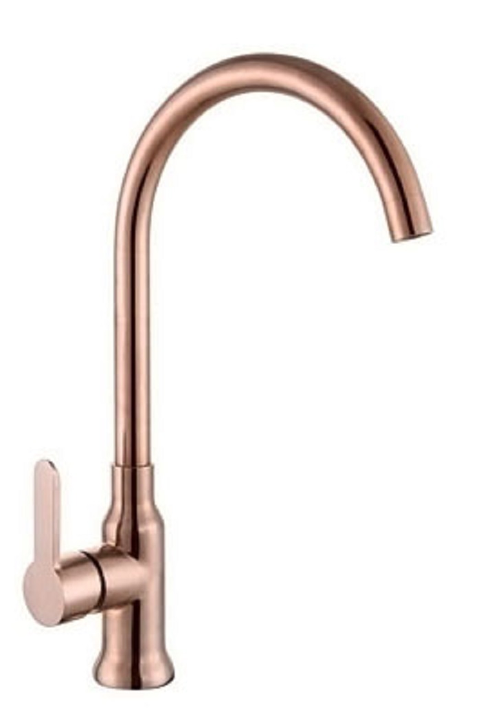 Смеситель для кухни LOMOND шар. с высоким изливом 11334 медь,нерж.сталь GOLDEN FOX