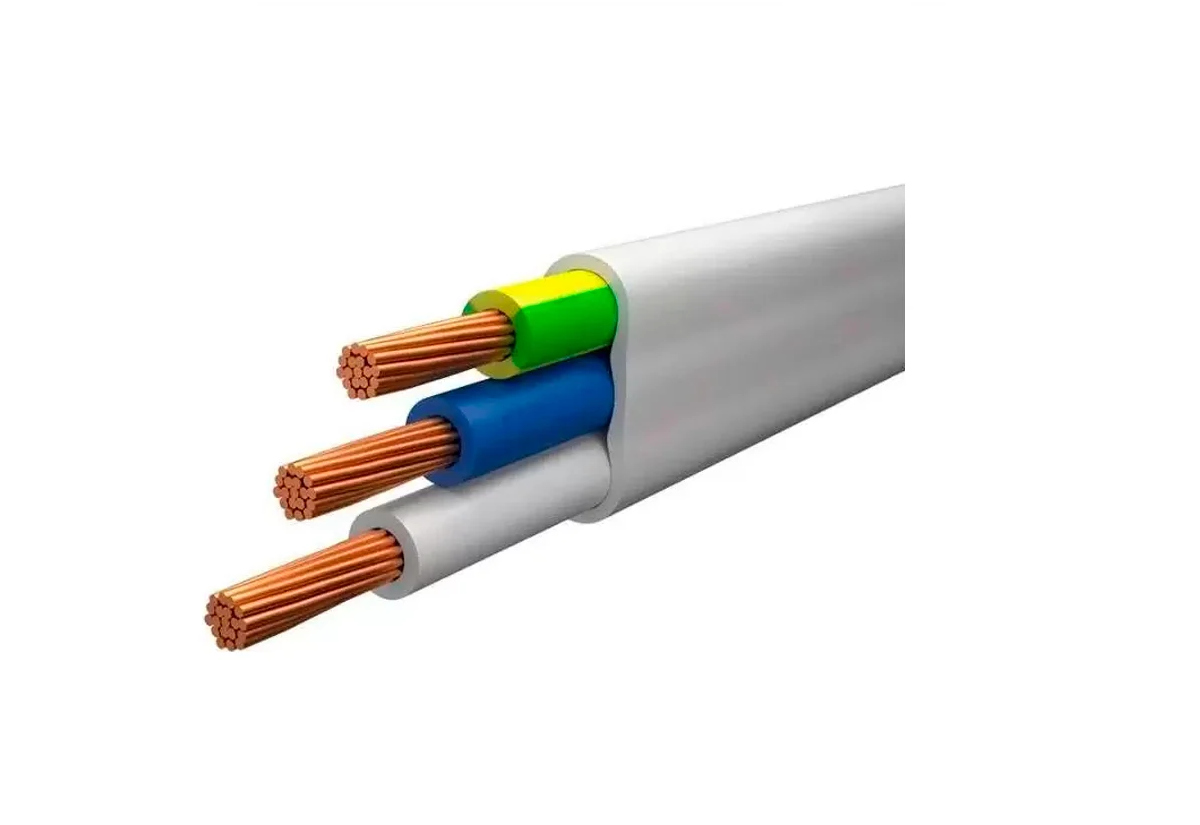Провод ПУНП (ПУВВ,ПБВВ,ПУСП) плоский 3х2,5 100м