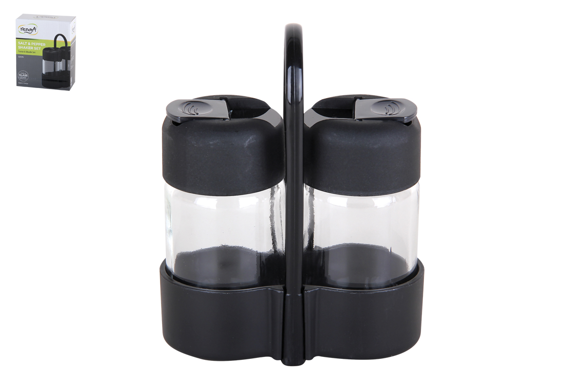 Набор для специй стекл. RITA солонка, перечница 121015-C