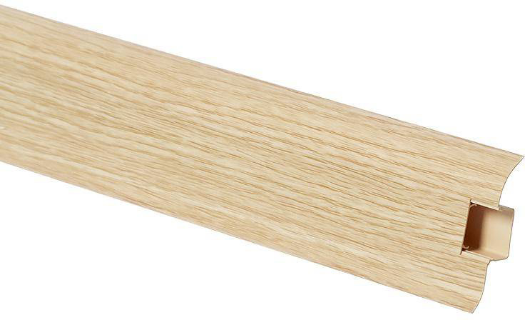 Плинтус ПВХ 2,2м с мягк. краем 55мм "Идеал Комфорт", 271 Сосна