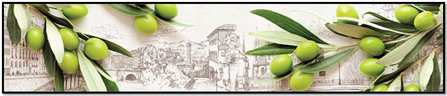 Панель-фартук Итальянская олива фотопечать Ф-150-2 600х2000мм