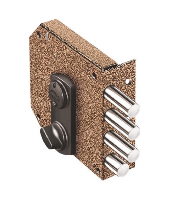 Замок накладной Эльбор 1.05.59 МА базвльтовый никель медь    - 5-767 - купить в АПлайн