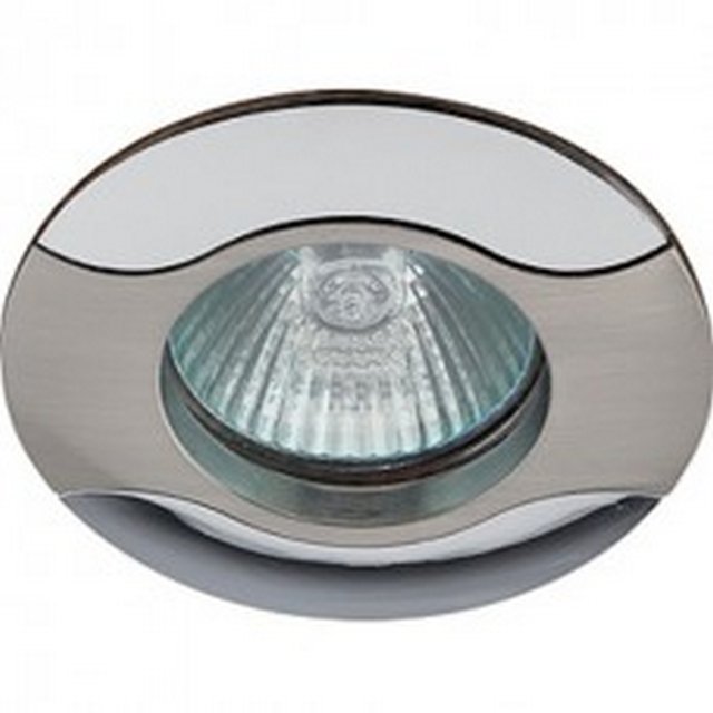 Светильник "ЭРА" KL18 SN/CH MR1612V/220V 50W "Волна" сатин никель/хром /678/