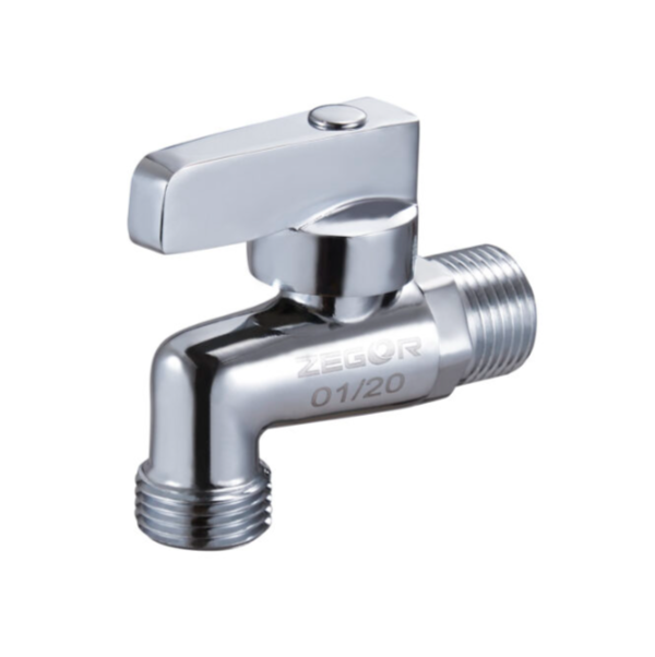 Кран шаровой угловой для подключения сантех.приборов 1/2″х1/2″ FZ21