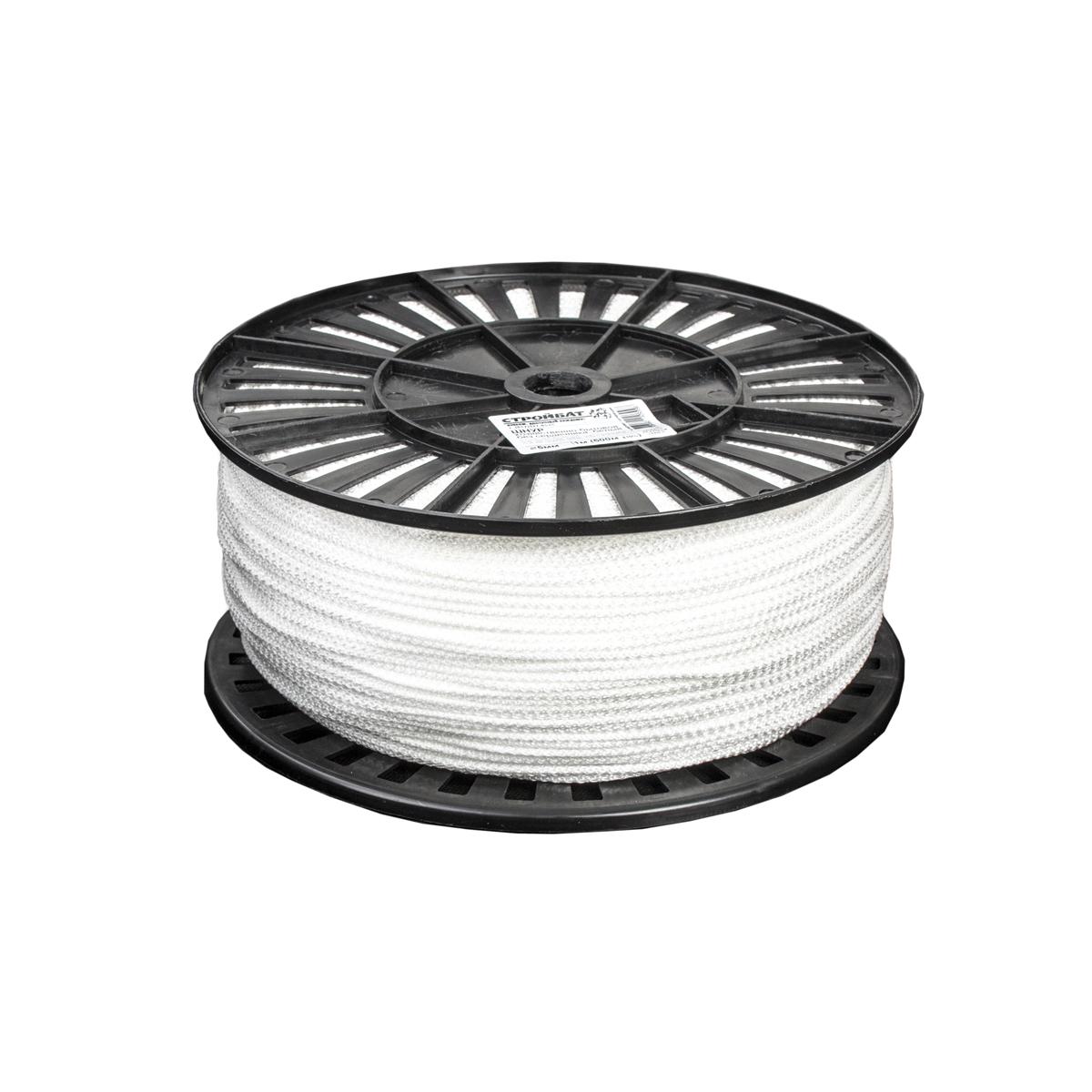 Шнур хоз.быт без сердеч.белый 5мм 120370120370- купить в АПлайн