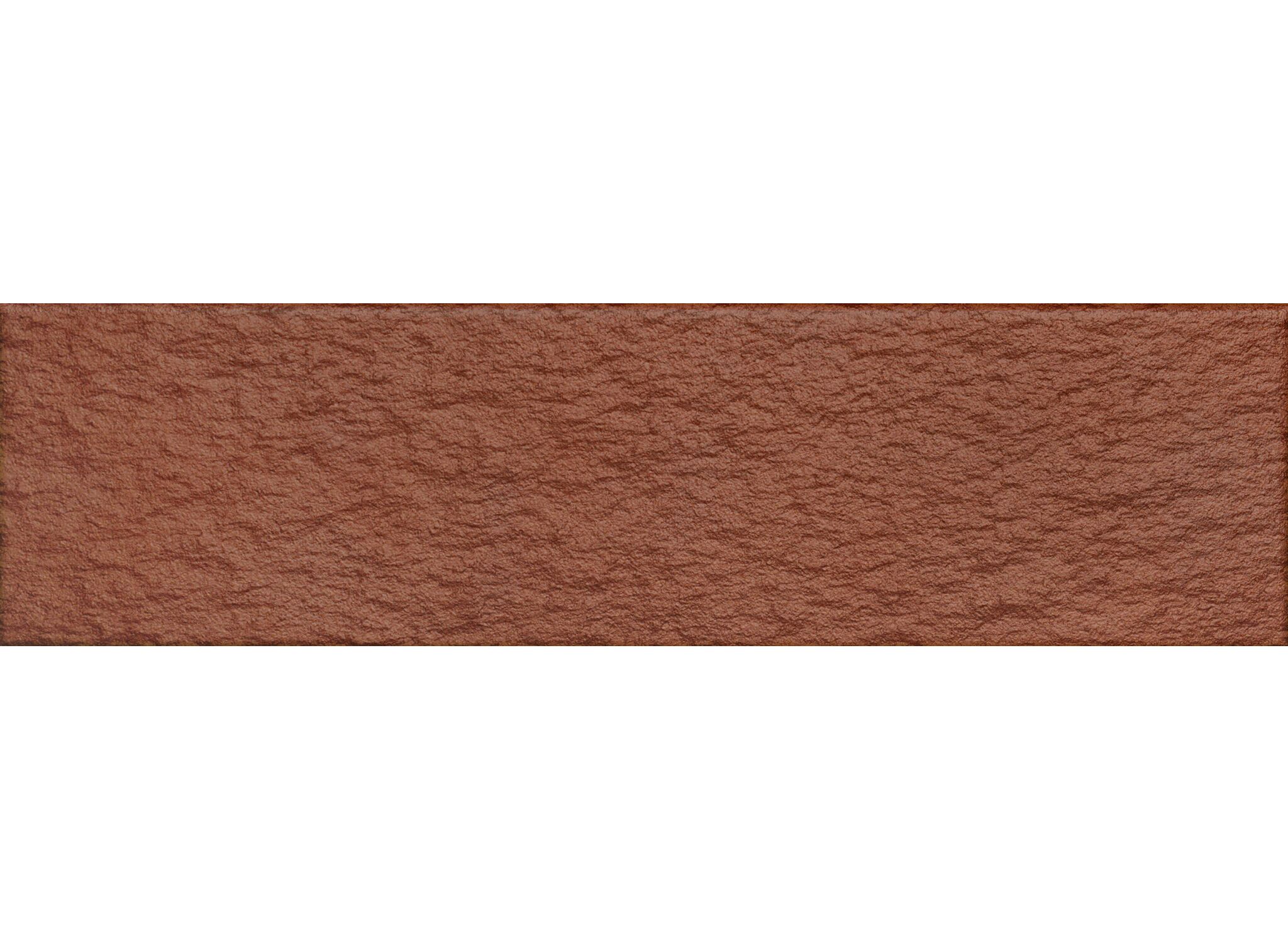 Плитка клинкерная Амстердам 2 рельеф терракота 24,5х6,5см