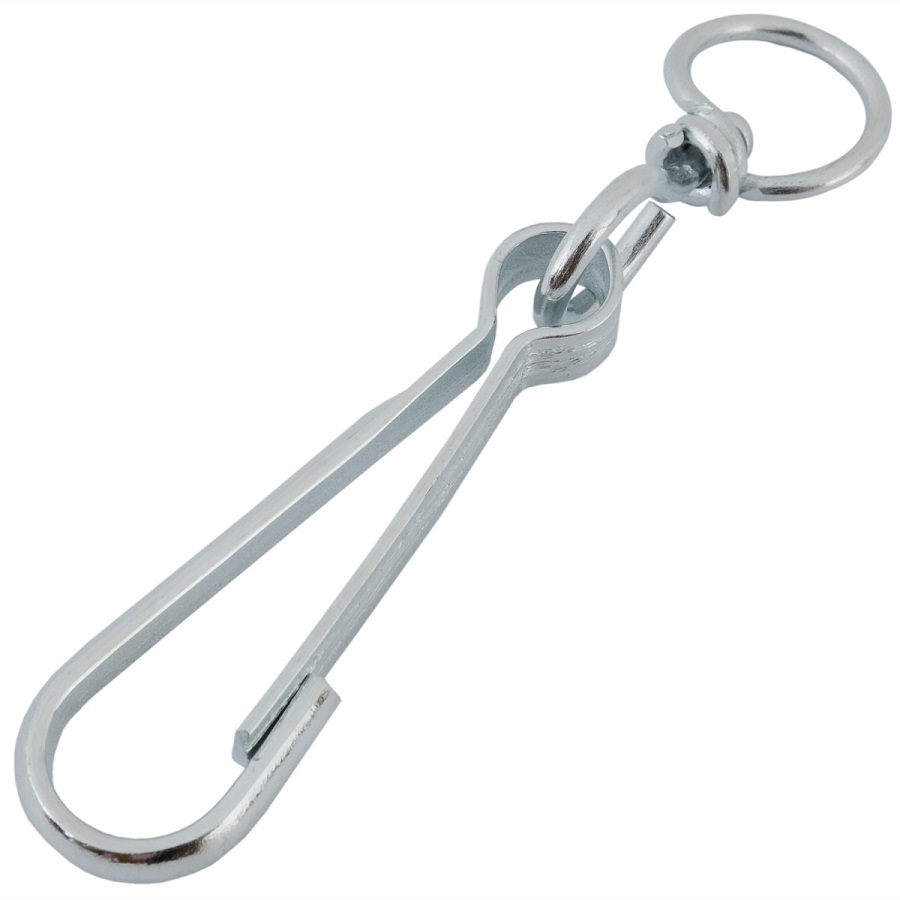 Карабин с вертлюгом 50мм пакет (1шт) BISKREP