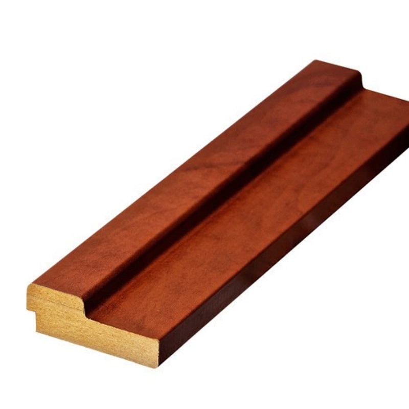 Коробочный брус МДФ Итальянский орех 26х70х2070, Финиш-пленка