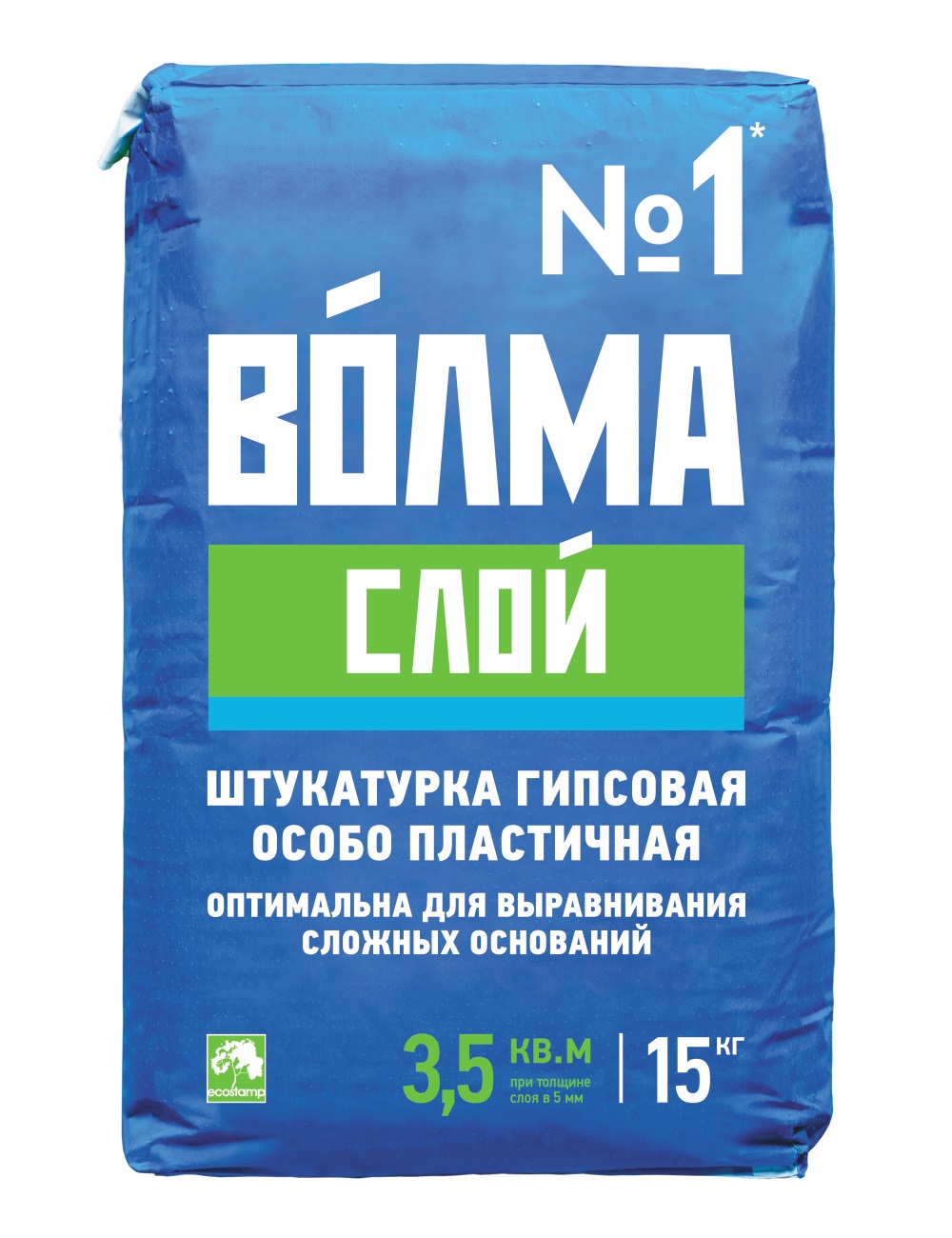 Штукатурка "Волма" Слой гипсовая 15кг
