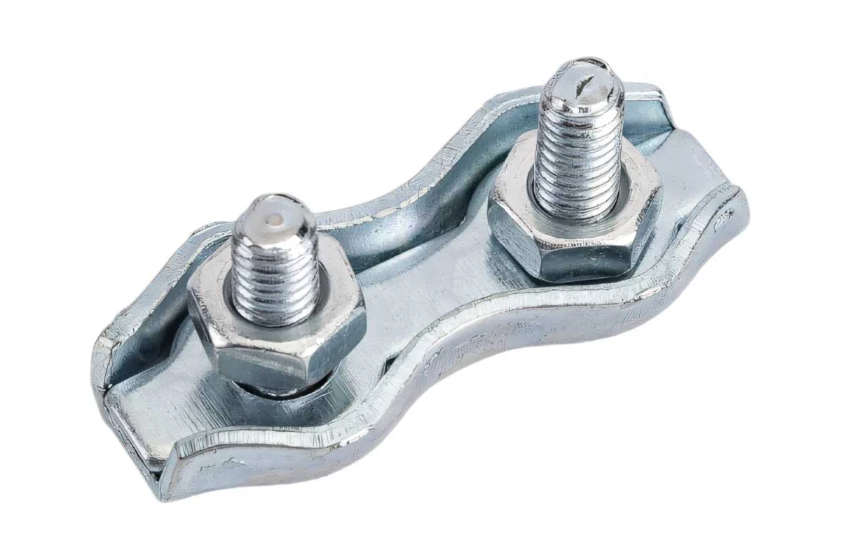 Зажим троса 4мм Duplex (2шт) пакет BISKREP