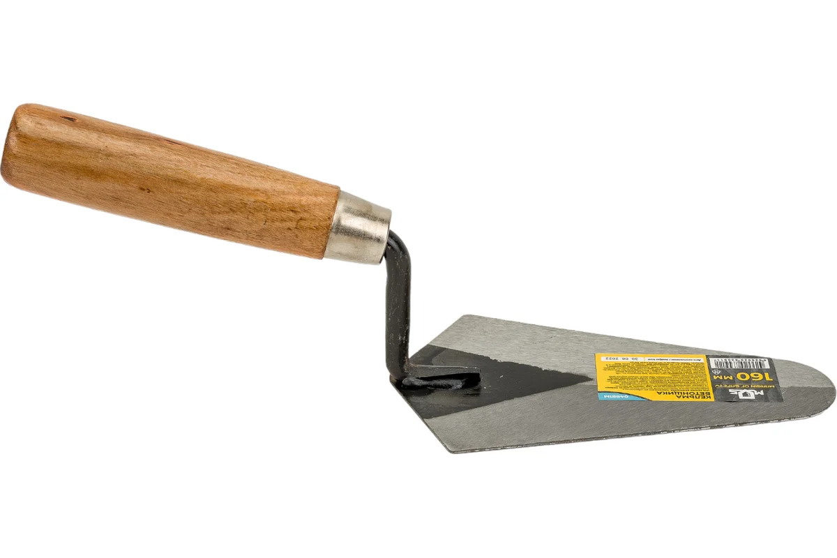 Кельма бетонщика 160мм деревянная ручка MOS 04881М - 04881М - купить в АПлайн