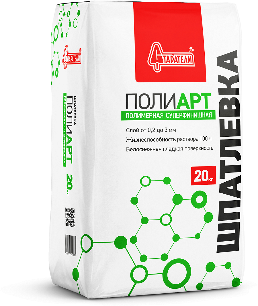 Шпатлевка "Старатели" ПолиАрт финишная полимерная 20кг