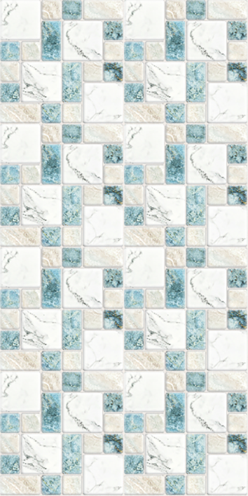 Панель ПВХ Лазурная мозаика/Azure mosaic фотопечать 0,25х2,7м 82628262- купить в АПлайн