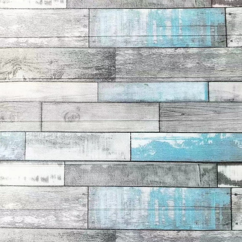 Панель самоклеящаяся GRAILY серо-голубое GR-ZWHS25 Дерево 70х70см 