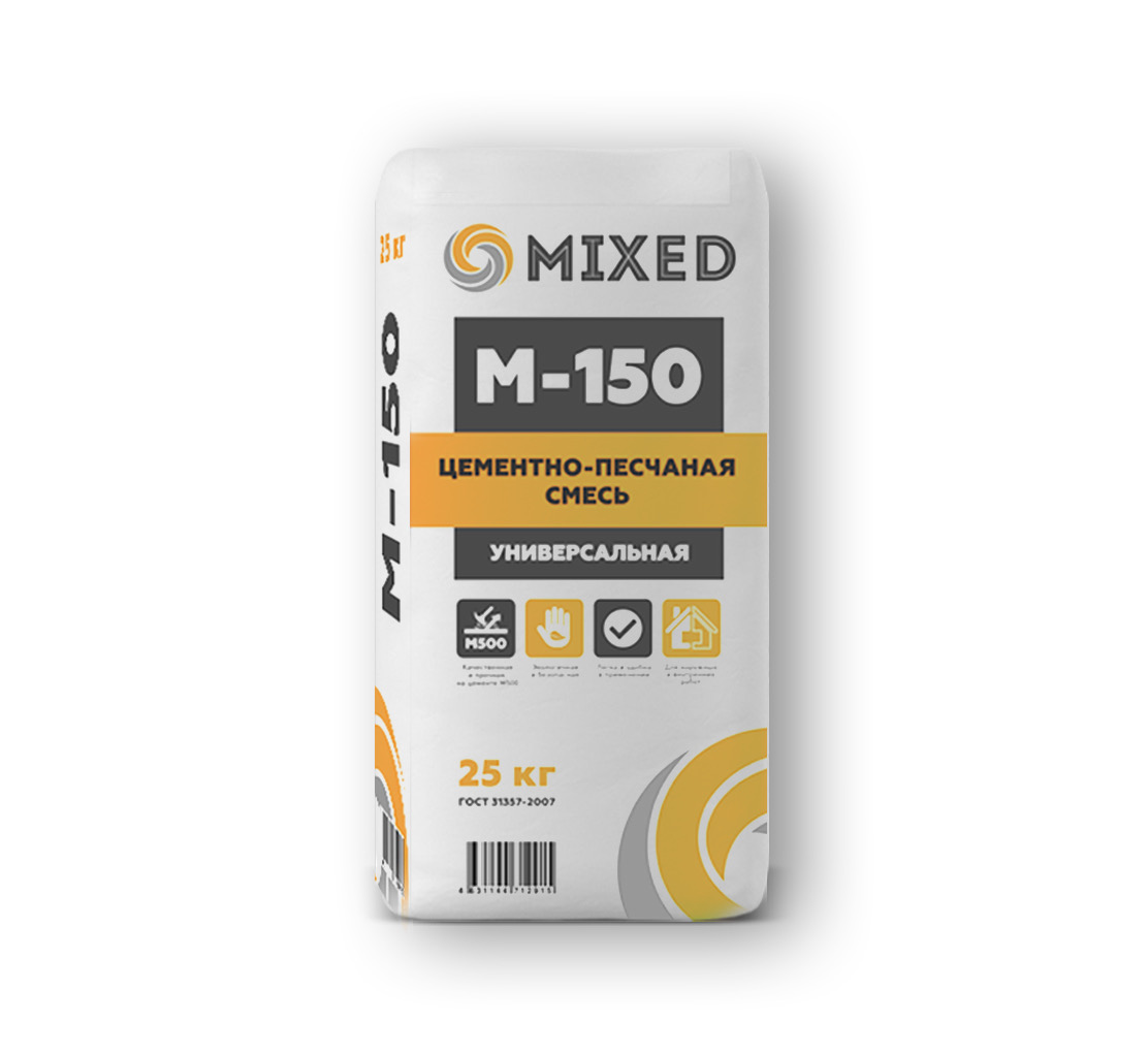 Смесь сухая универсальная "Mixed" М-150 25кг 