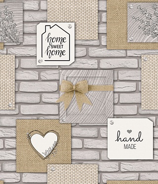 Обои бумажные моющиеся Брянск Сканди 7м 0,53х10м С1БР-ГП