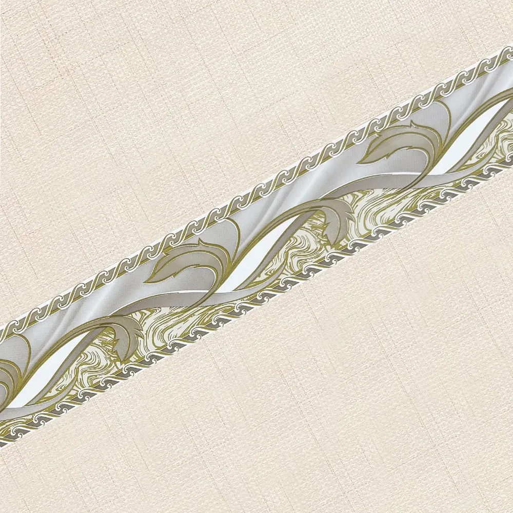 Бордюр бумажный декоративный бежевый 4смх14м Б2504-1