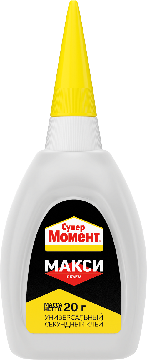 Клей секундный Супер Момент Макси 20г /3040007