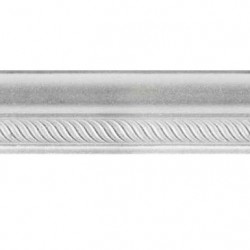 Плинтус потолочный инжекционный "Мартин-Пласт" D123/70 2м