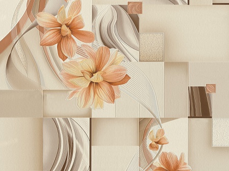 Обои виниловые на бумажной основе Semre 7497 0,53х10м 756987-01