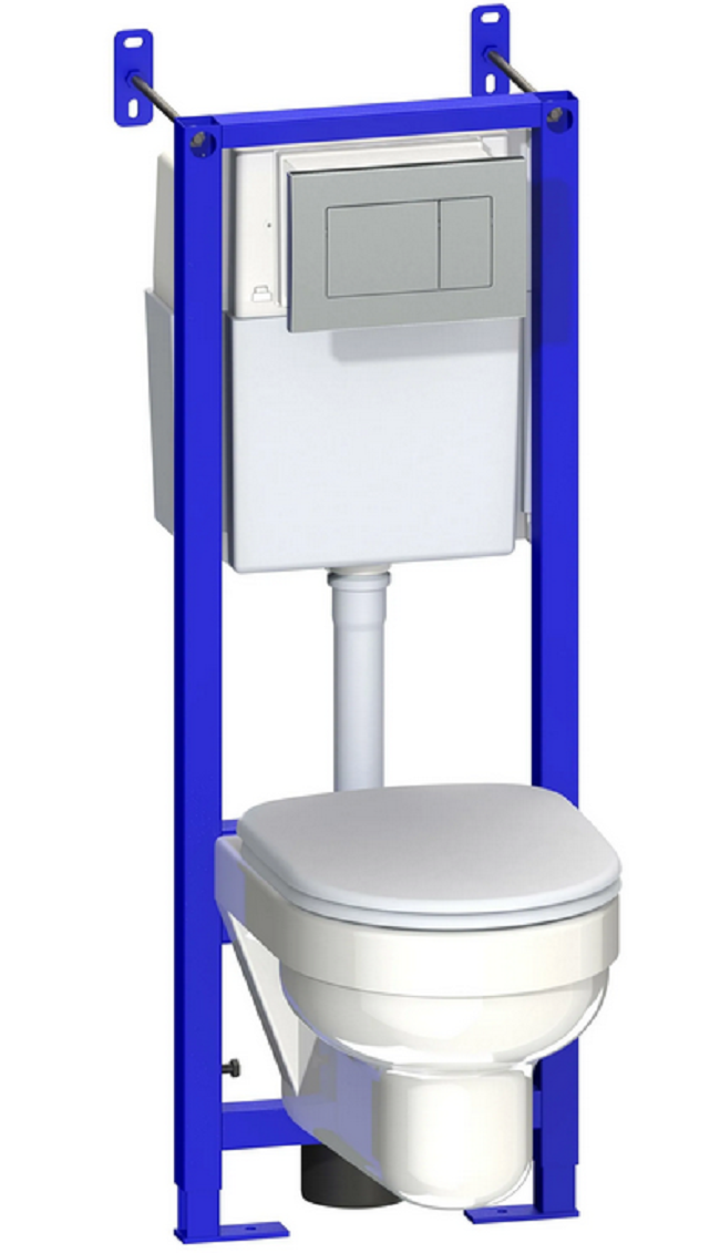 Инсталляция “Уклад“ СИ 01.04.54.00.1 (унитаз "РИО" подвесная, кнопка хром) 2 части533062 / 548415- купить в АПлайн