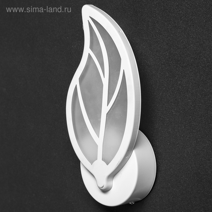 БРА "ЛИСТОК" 1Х20ВТ LED 3000К 26,5Х11,5Х7,5СМ