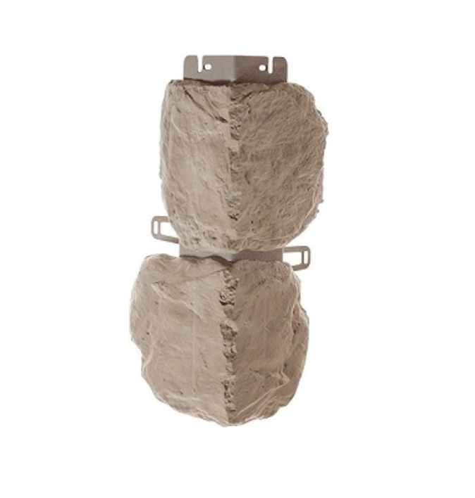 Угол наружный "Альта Профиль" Камень Бутовый Нормандский 440х180х43мм