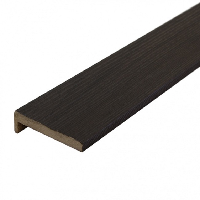 Наличник прямой телескопический Венге поперечный 80х8х2150 (к двери Next), Экошпон