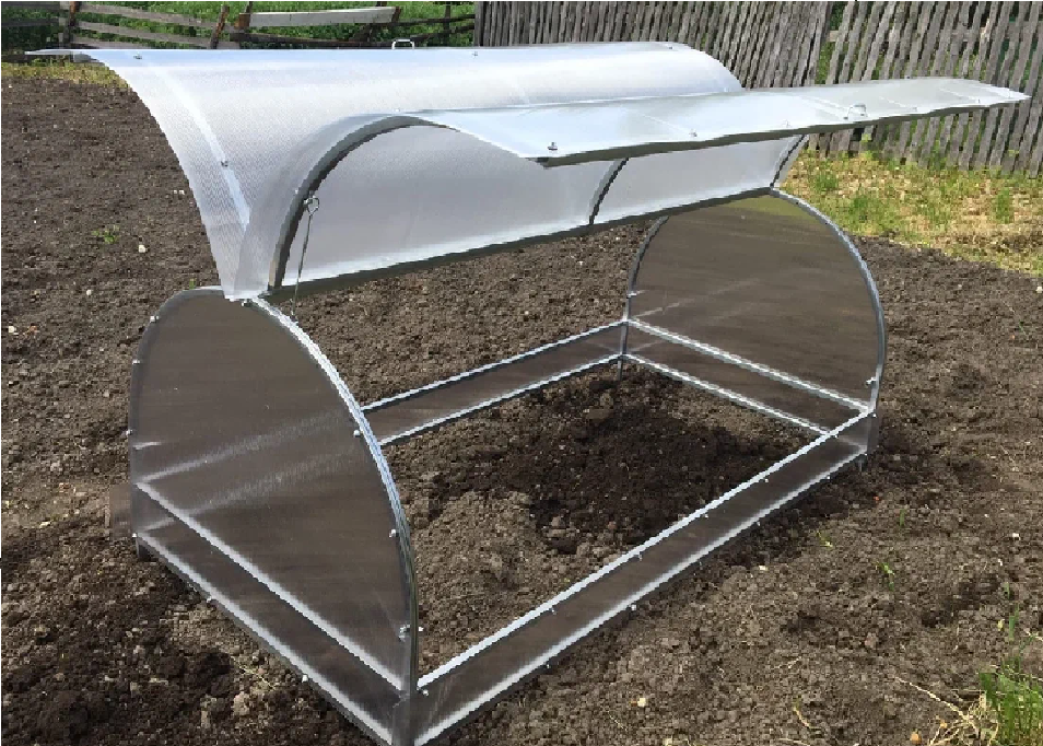 Каркас парника БАБОЧКА металл из оцинк.трубы 20х20мм 1х2м- купить в АПлайн